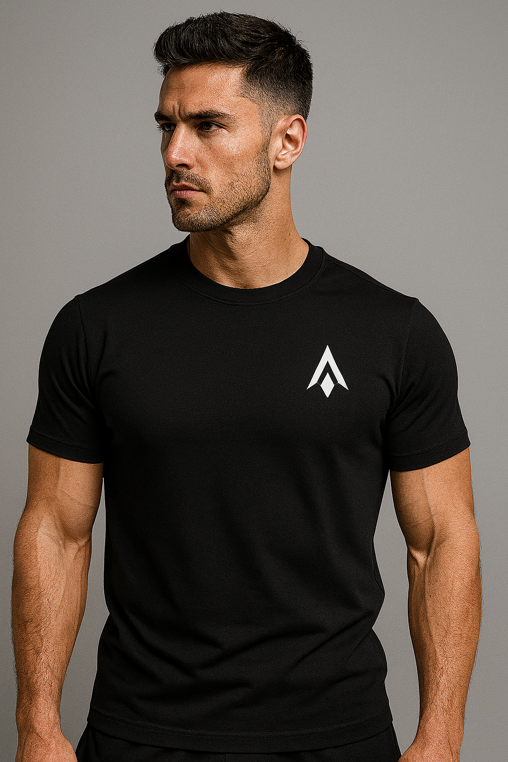 STRYV Performance Heren T-shirt DEEP-BLACK